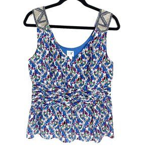 Anthropologie Edme Esyllte Beaded Sleeveless Top
